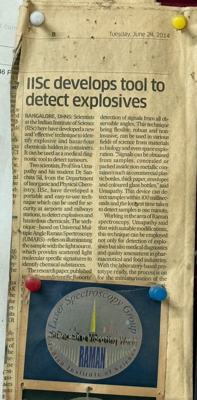IISc Develops tools to detect explosives